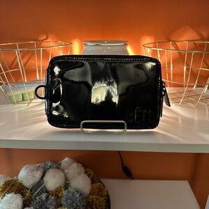 BEIS Black Patent Leather Travel Wallet(EUC)
